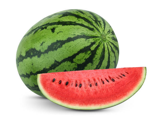 Water Melon - Color: Exterior: Green With Dark Green Stripes Interior: Red (Some Varieties Yellow)