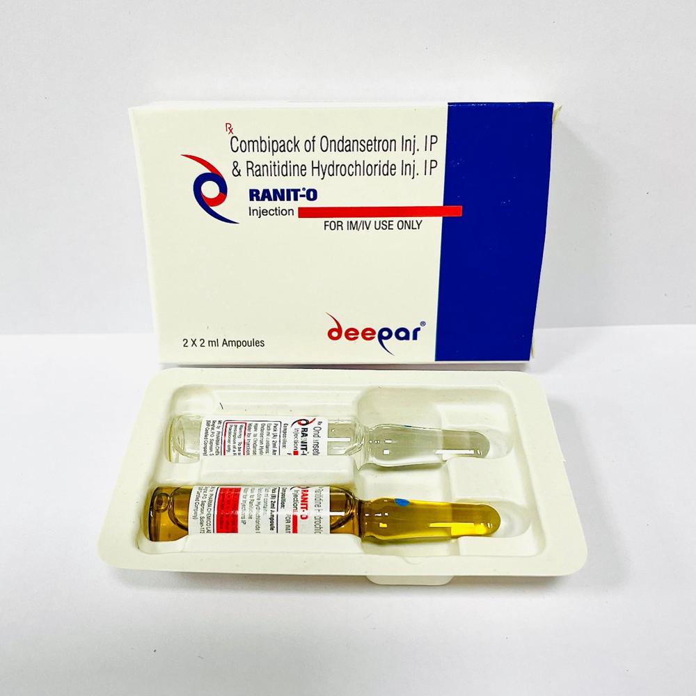 Ranitidine 25mg + Ondansetrone 2mg Inj Combipack - Dosage Form: Liquid