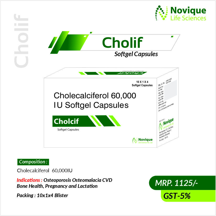 Cholecalciferol 60,000IU