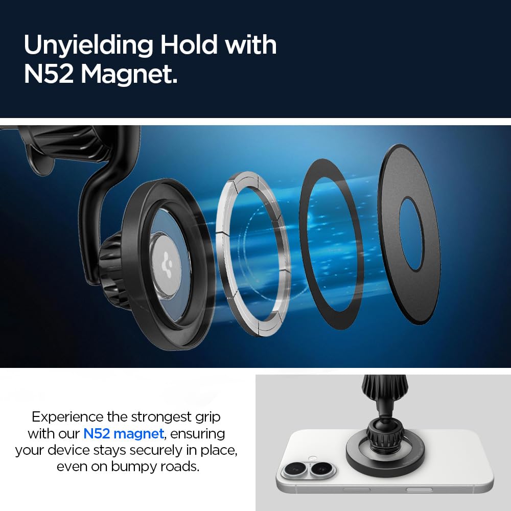 Spigen Magnetic Air Vent Car Mobile Holde- Orange - Feature: Good Quality