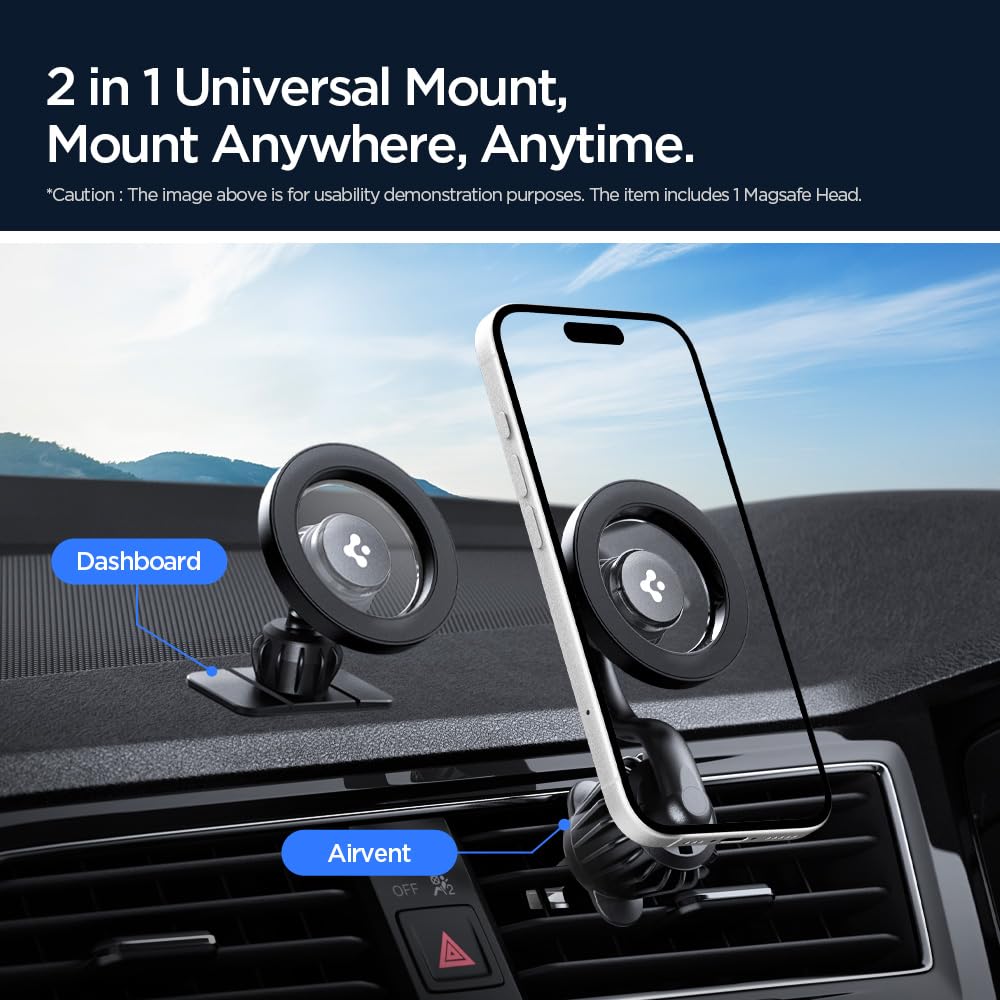 Spigen Magnetic Air Vent Car Mobile Holde- Orange - Feature: Good Quality