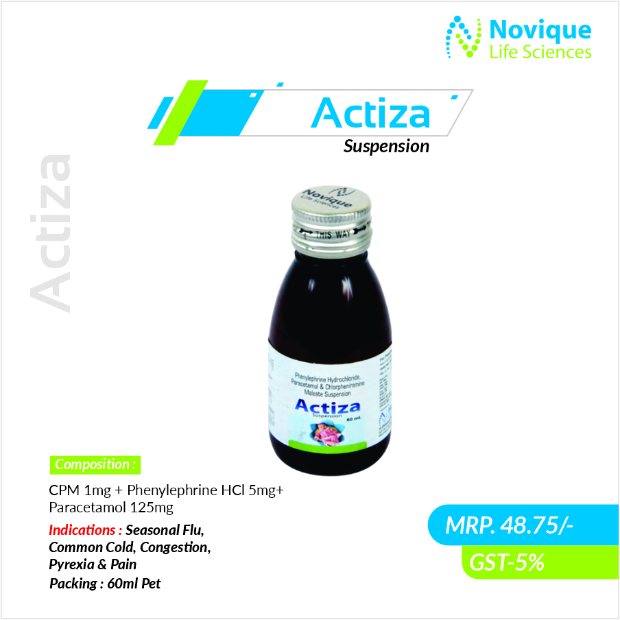 Phenylephrine 5 Mg + Paracetamol 125 Mg + Chlorpheniramine 1 Mg (Syrup