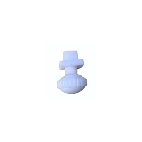 Square Pipe Plastic End Cap - Color: White