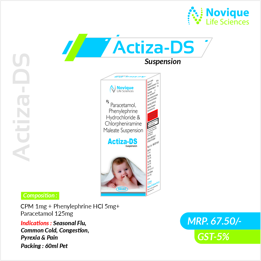 Phenylephrine 5 Mg + Paracetamol 250Mg + Chlorpheniramine 2 Mg (Syrup