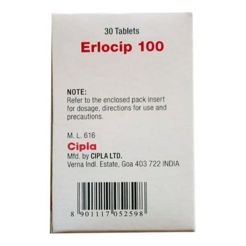 Erlocip 100 mg Tablet