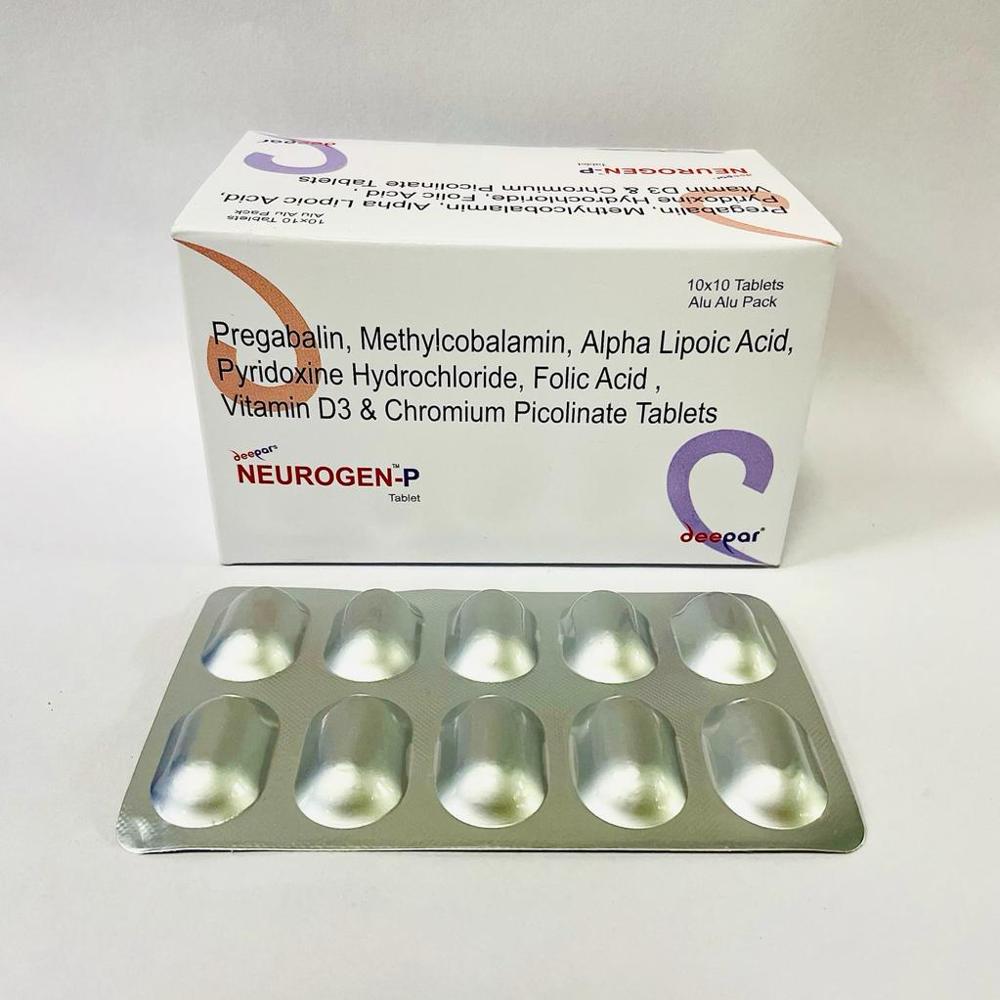 Pregabalin Methylcobalamin  Ala Vit.b6 Folic Acid   Vit.d3 1000iu Tablet - Storage Instructions: Dry Place