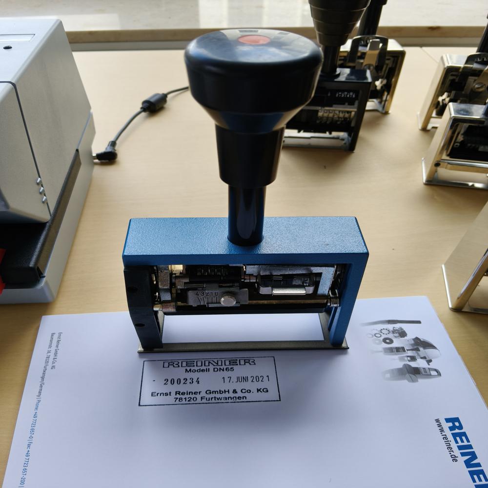 Immigration Entry Stamp - Advantage: No Power Required