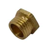 1.750 Inch Brass Hex Bushing - Color: Golden