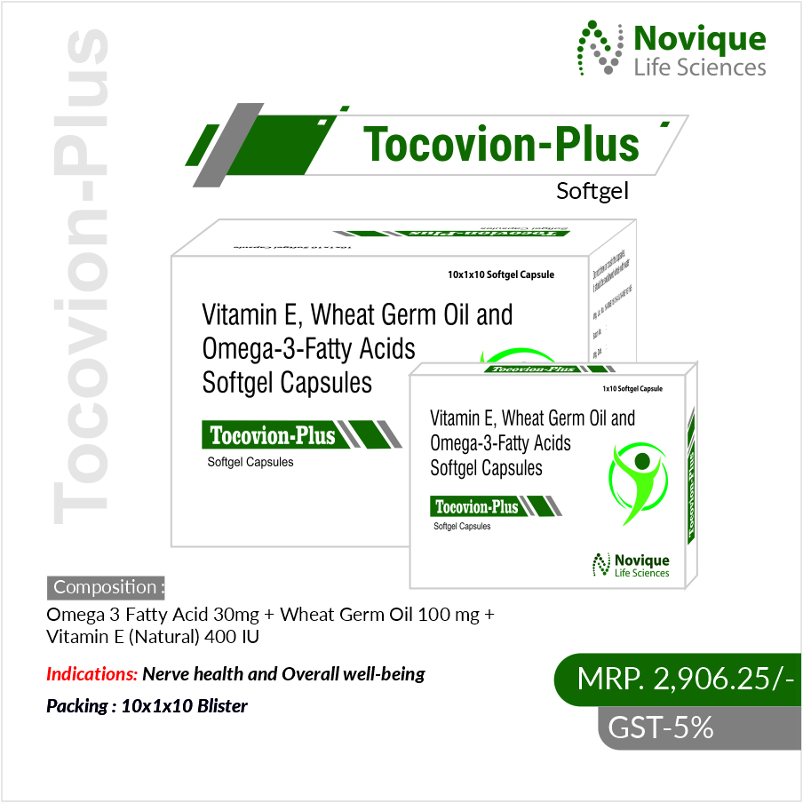 Omega 3 Fatty Acid 30 Mg+Wheat Germ Oil 100 Mg+V Itamin E(Natural) 400 Iu