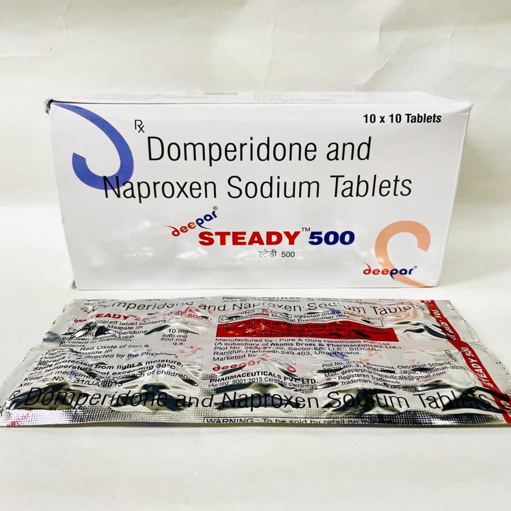 Domperidone 10mg Naproxen Sodium USP Tablet