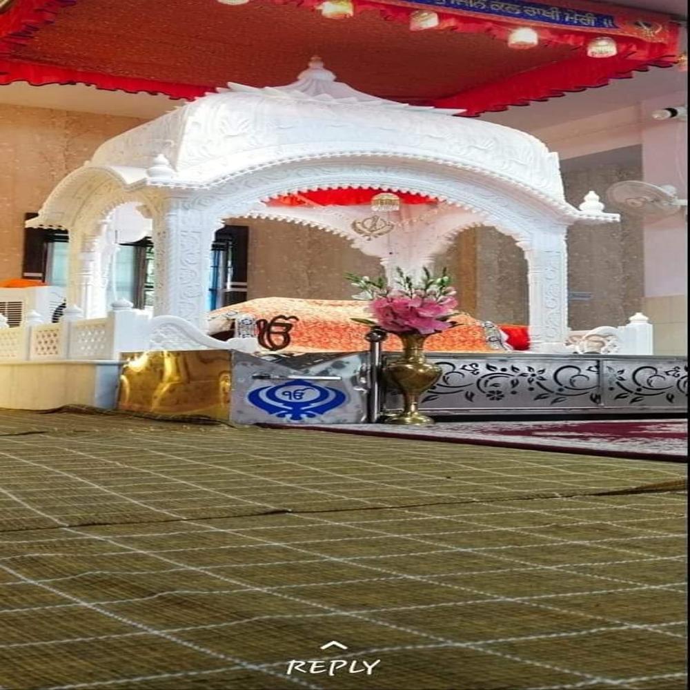 Marble White Palki Sahib - Color: Withe