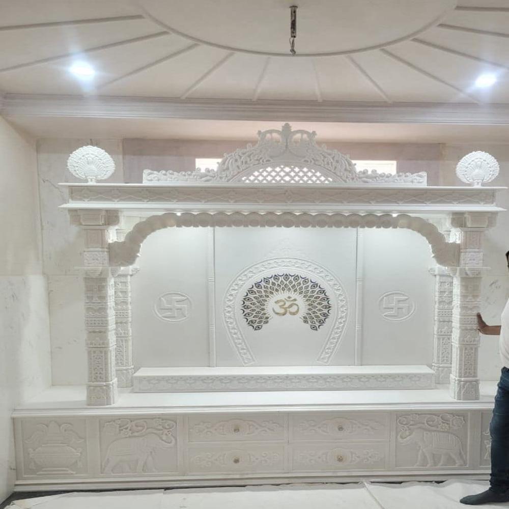 Marble Temple - Color: White