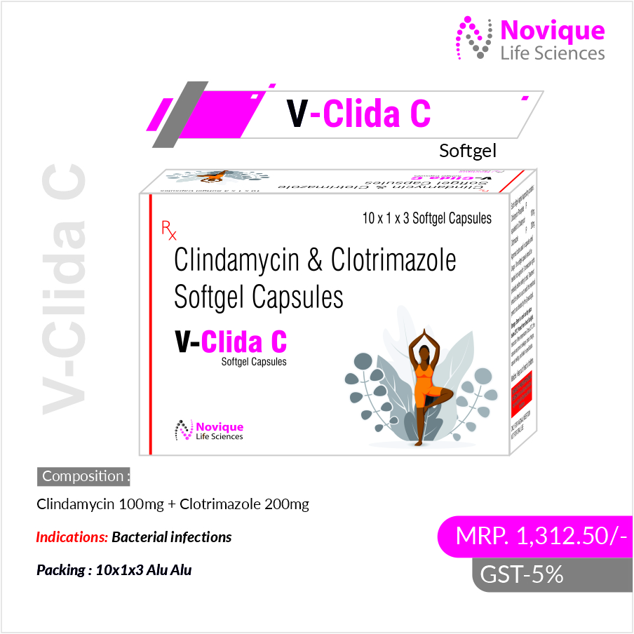 Clindamycin 100mg + Clotrimazole 200mg