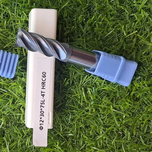 Unequal Carbide End Mill - Color: Silver