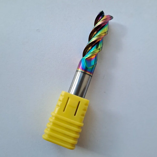 Aluminum Cutting End Mill - Color: Multi Color