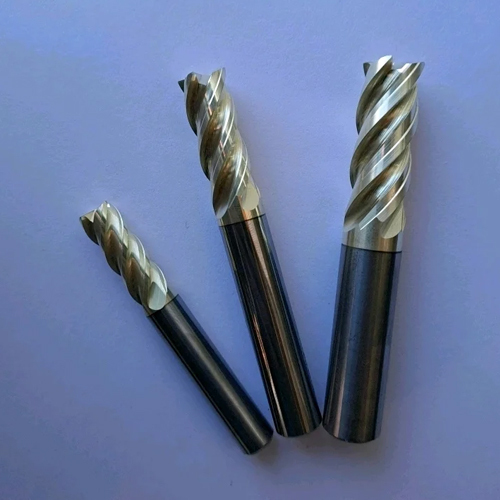 Unequal Angle End Mill - Color: Silver