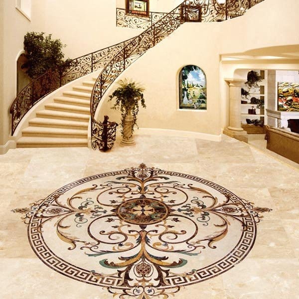 Marble Inlya Flooring Service - Color: Multicolor