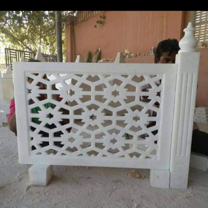 Marble White Jali