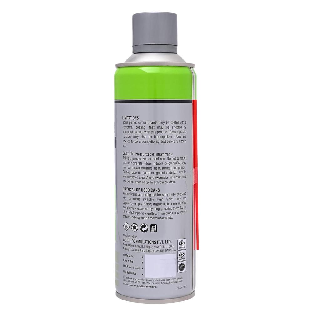  Aerol Contact & Component Cleaner Spray, Grade 8003