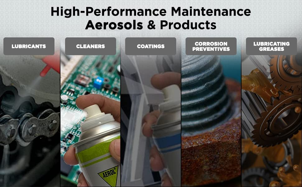  Aerol Contact & Component Cleaner Spray, Grade 8003