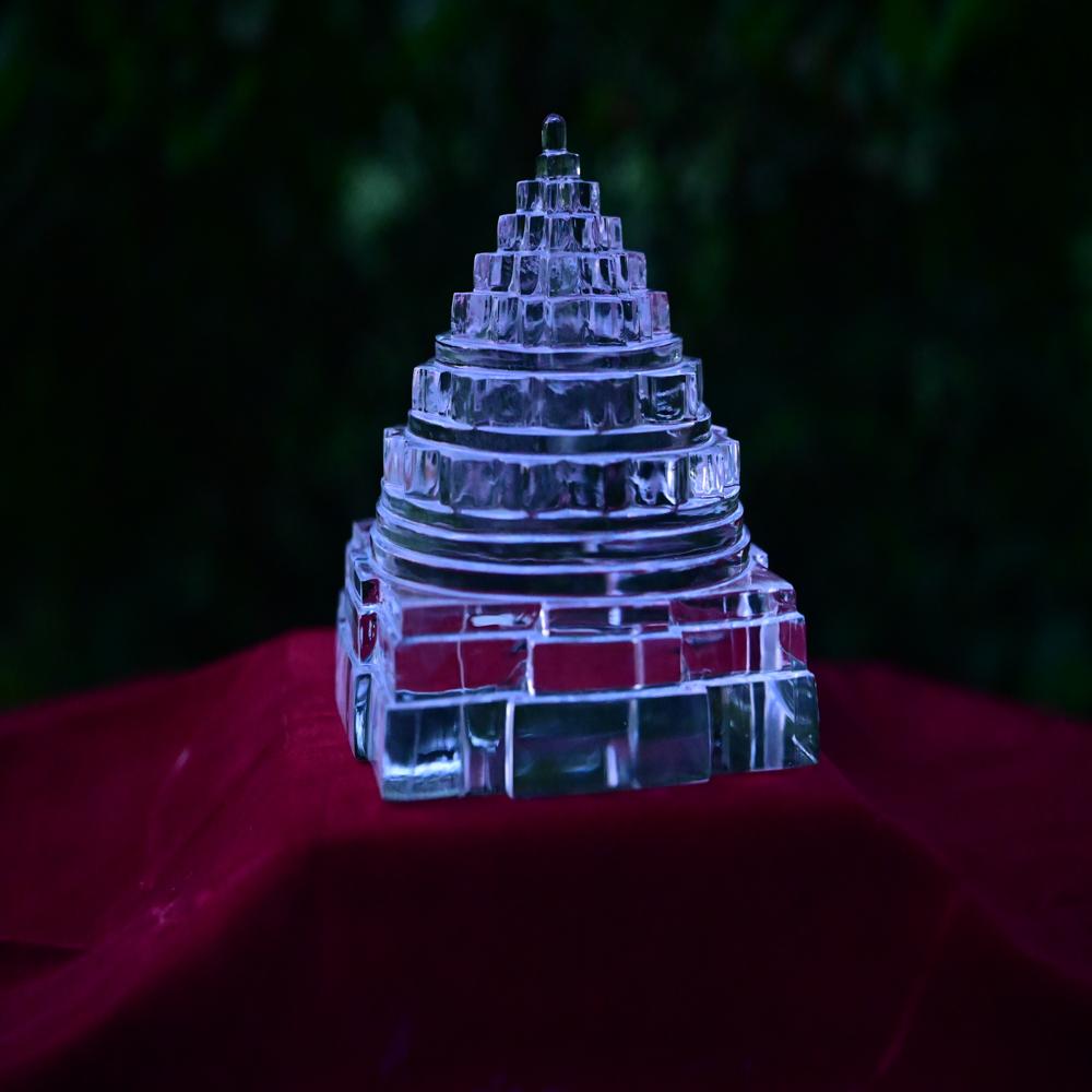 Crystal Shreeyantra - Finishing: Polishing