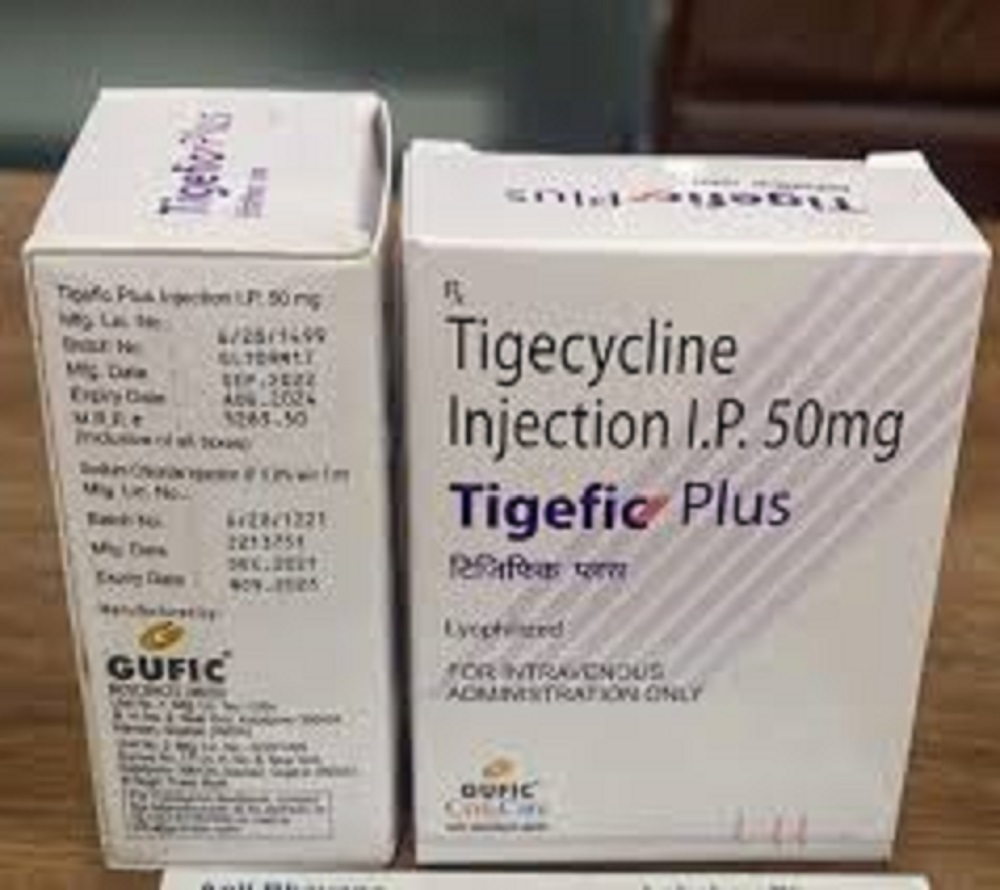 Tigefic Plus 50mg Inj