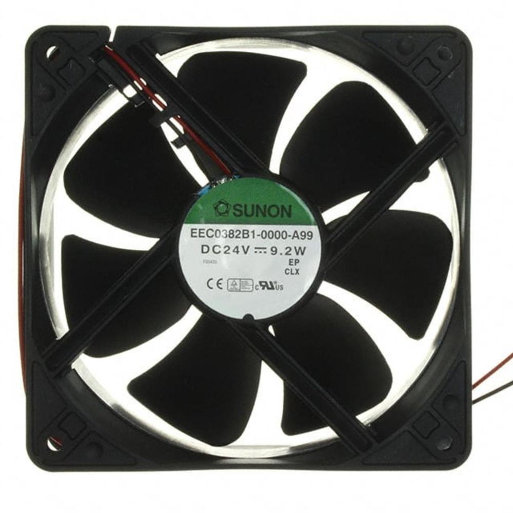 SUNON EEC0382B1-000U-A99 24V DC 9.2W 9238mm Ball Bearing Industrial Axial Cooling Fan