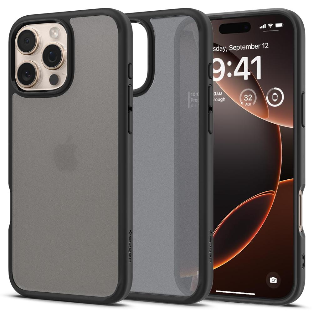 Spigen Cover Case For iPhone 16 Pro Max- Frost Black