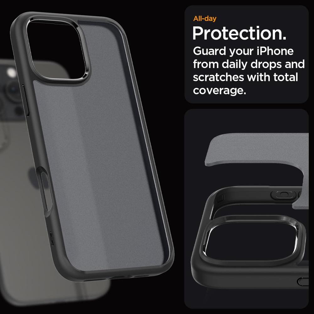 Spigen Cover Case For iPhone 16 Pro Max- Frost Black