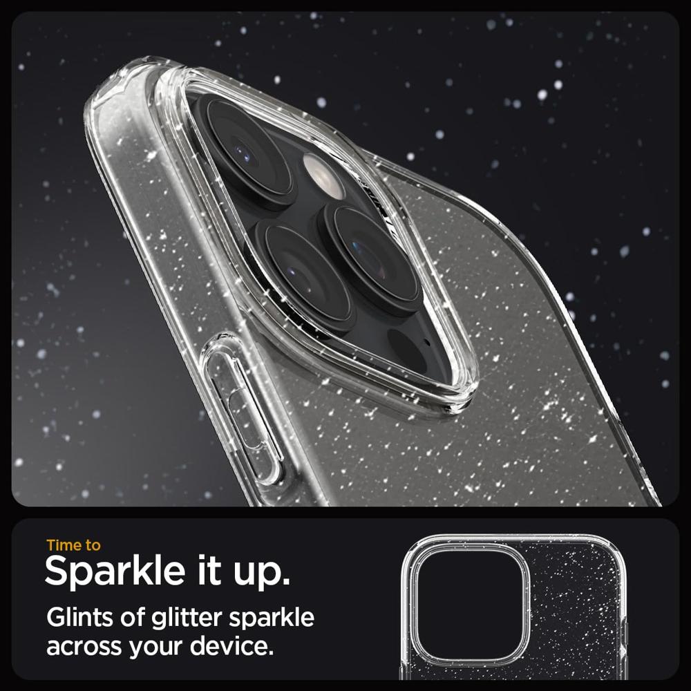 Spigen Glitter Cover Case For iPhone 16 Pro Max- Crystal Quartz