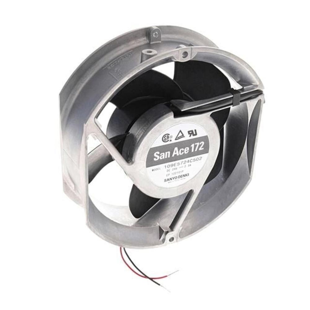 SANACE 109E5724C502 24V DC 2.3A 17251mm METAL Ball Bearing Industrial Axial Cooling Fan