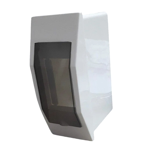 2 Way Glass Plastic Mcb Distribution Box - Color: White