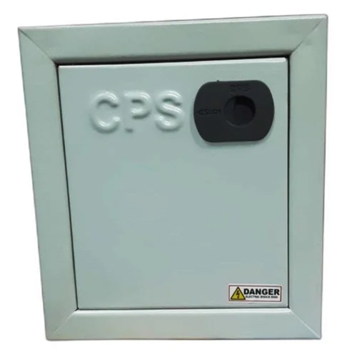 Cps Metal Frame Double Door Mcb Box - Color: White