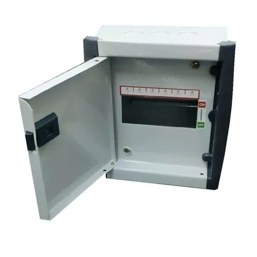 440 V Double Door Mcb Box - Color: White