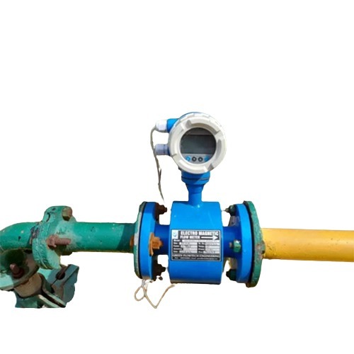 Electromagnetic Digital Flow Meter - Color: Blue