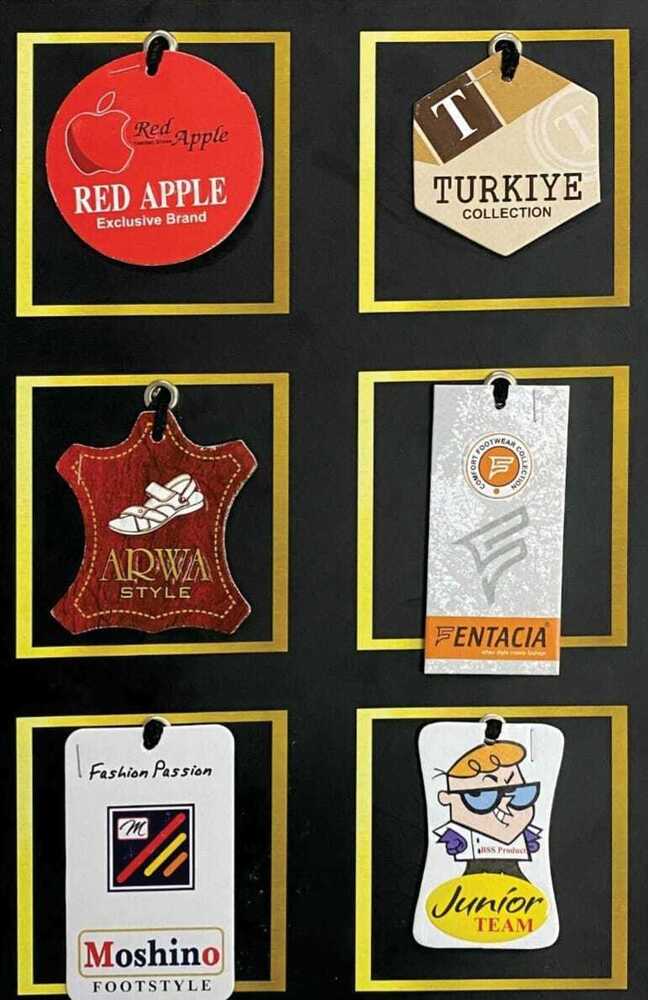 Footwear Clothes Jwellery Item Label