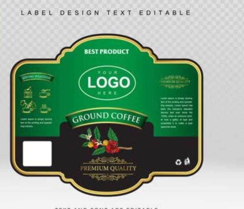 Food And FMCG Goods Products Labels