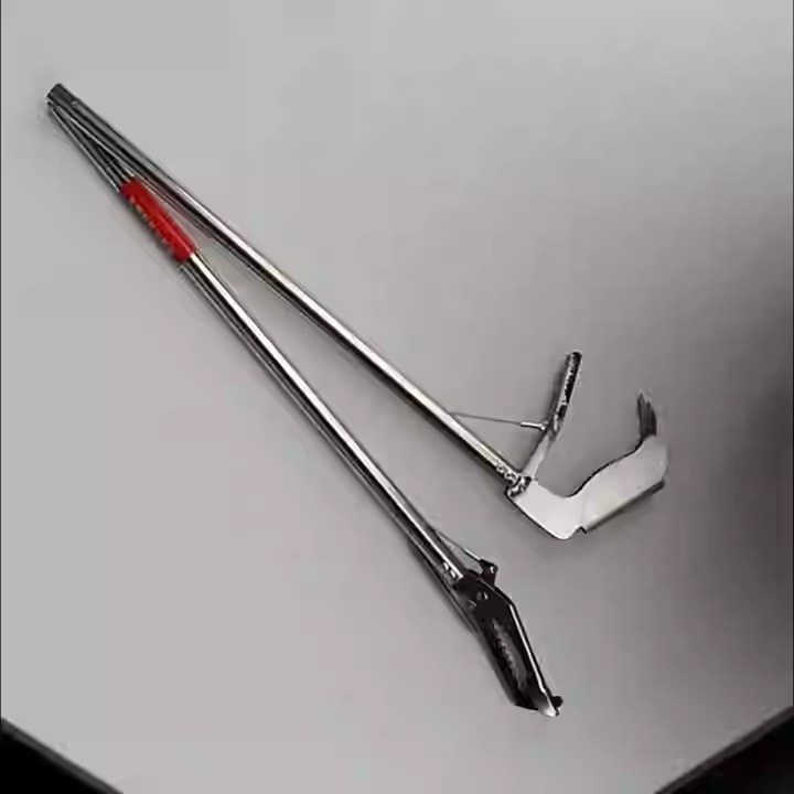 Stainless Steel 5ft Foldable Snake Catcher with PVC Coated Jaw