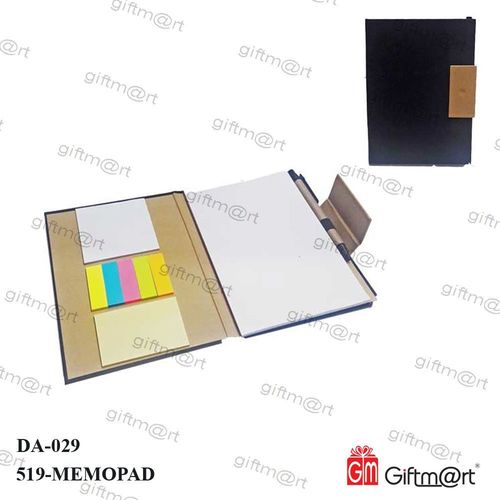 पर्यावरण के अनुकूल मेमो पैड का साइज़: 20x14 Cm