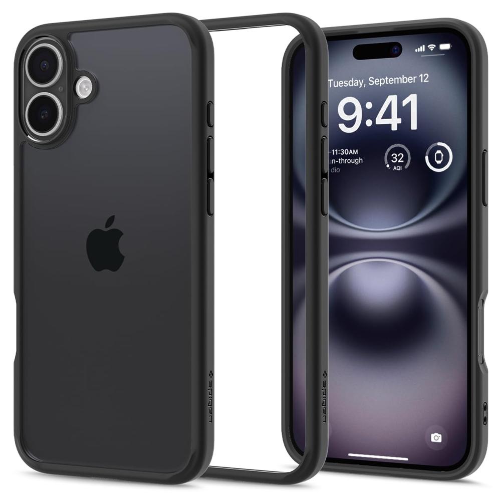 Spigen Cover Case For iPhone 16 Plus- Matte Black