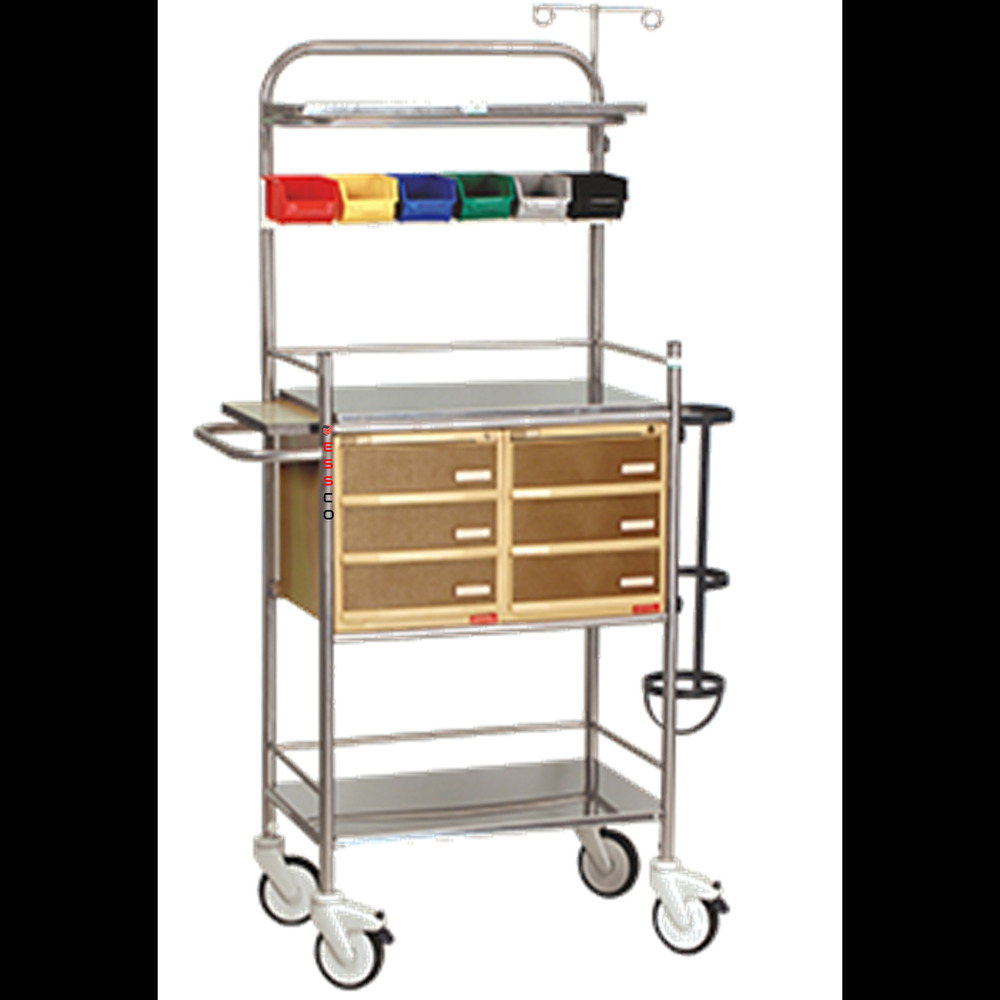 ESSCO 406 -  Emergency Crash Cart Trolley