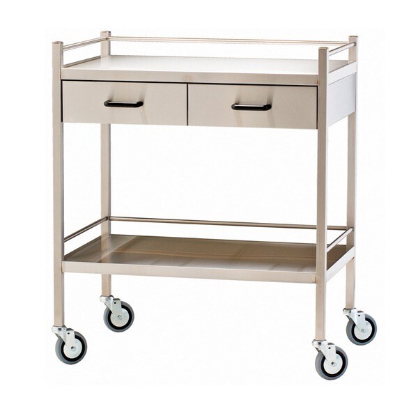 ESSCO 805 -  Instrument Trolley with Double Drawer