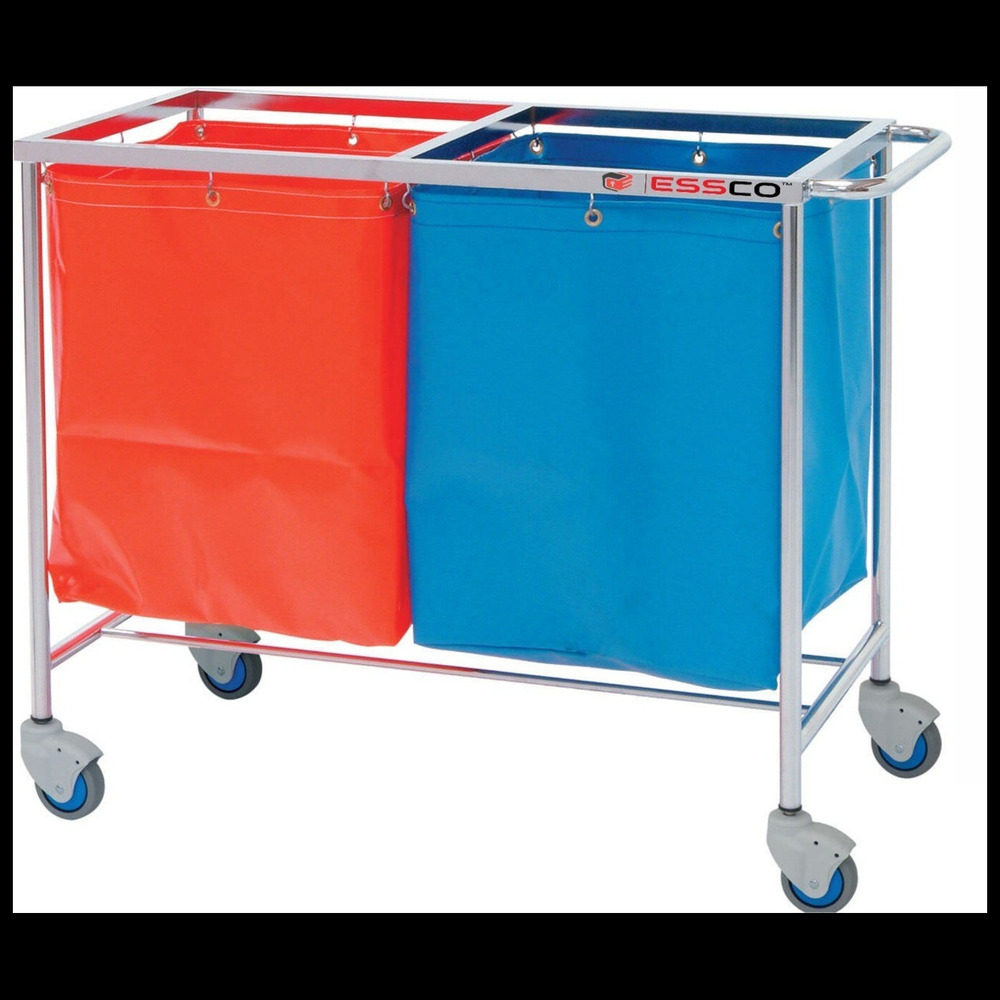 ESSCO 816 - Linen Trolley Deluxe  Double SS