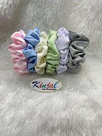 Plain Hair Scrunchies
