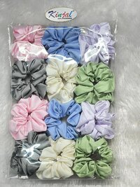 Plain Hair Scrunchies