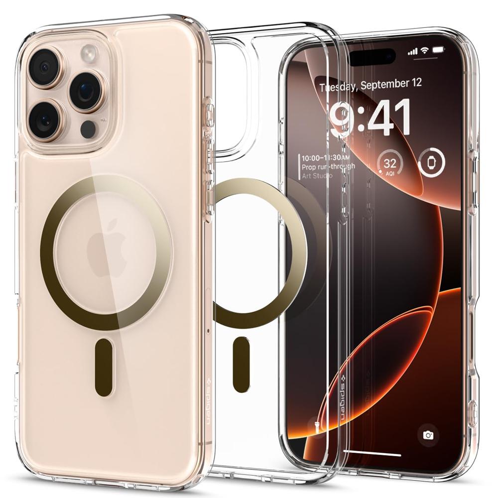Spigen Cover Case For iPhone 16 Pro Max- Gold