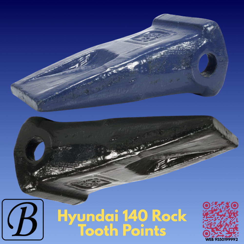 Hyundai 140 Rock Tooth Points
