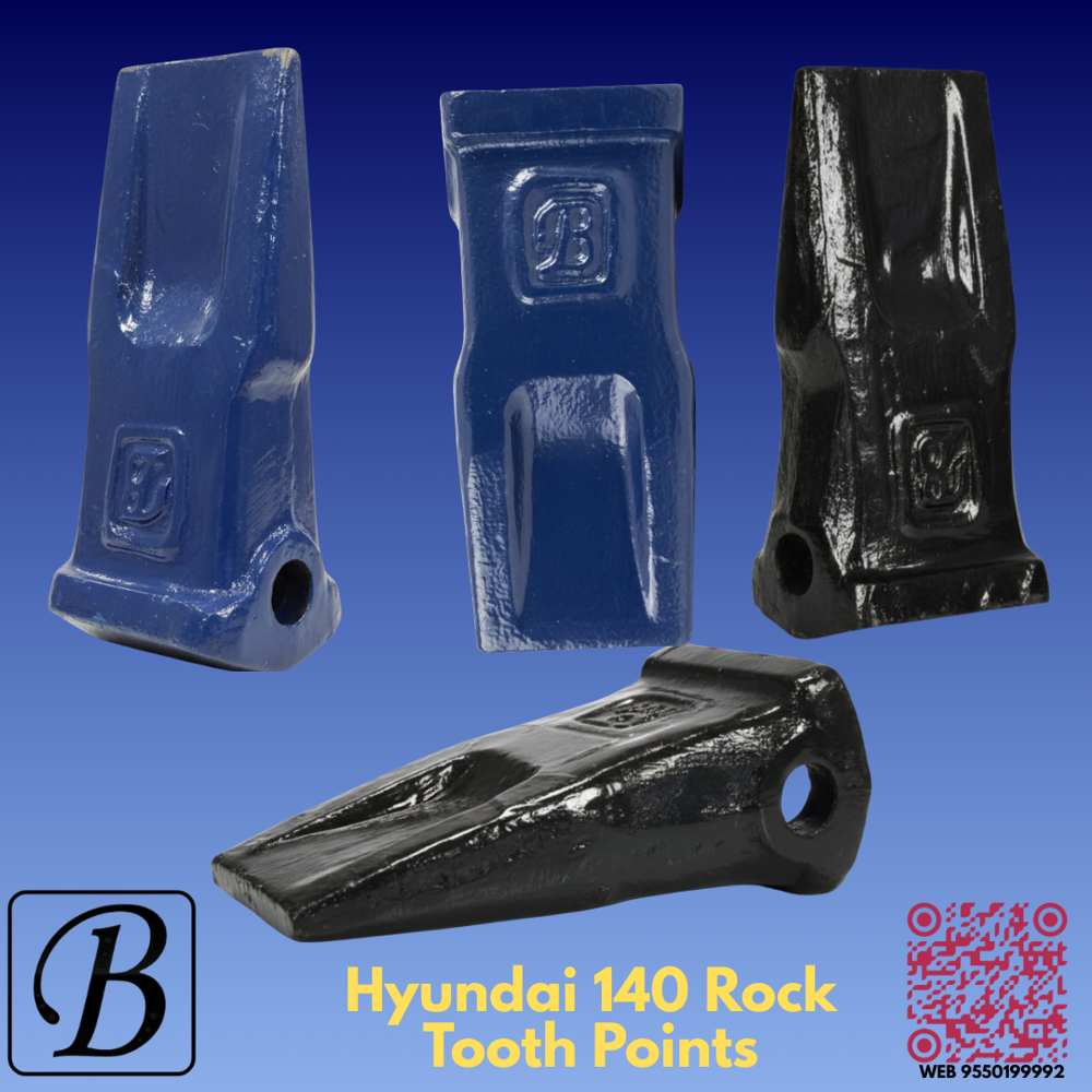 Hyundai 140 Rock Tooth Points