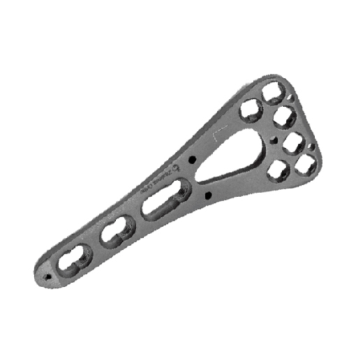 2.7 MM Locking Variable Angle Two-Column Plate With Head Hole 6 Right