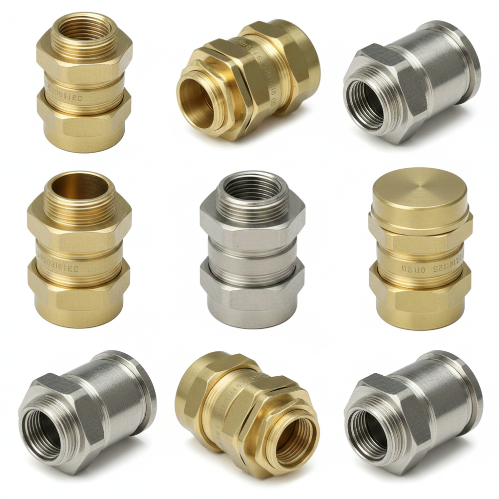 50 Mm Single Compression Brass Cable Glands